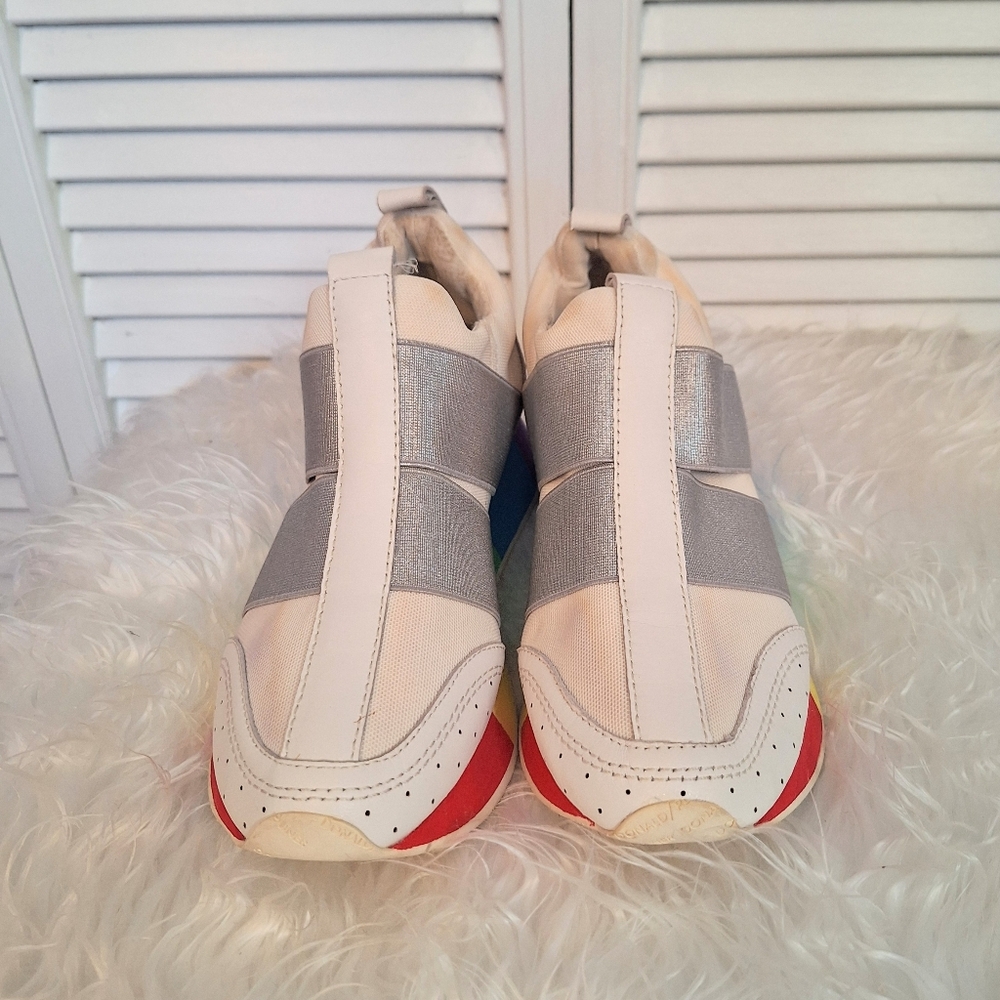 Donald Pliner Prix Leather Sneakers Sz 6.5 - Picture 3 of 6